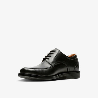 Un Aldric Park Black Leather | Clarks on Sale