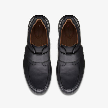 Un Abode Strap Loafer Black Leather | Clarks outlet