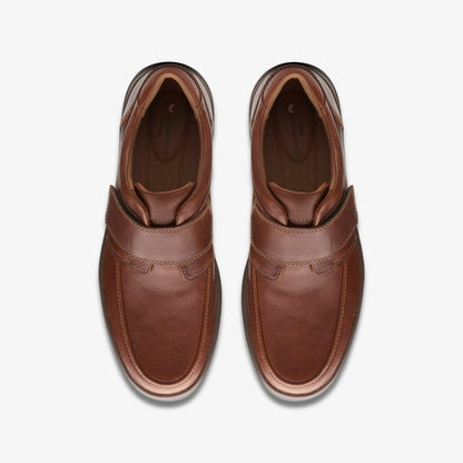 Un Abode Strap Loafer Dark Tan Leather | Clarks Sale