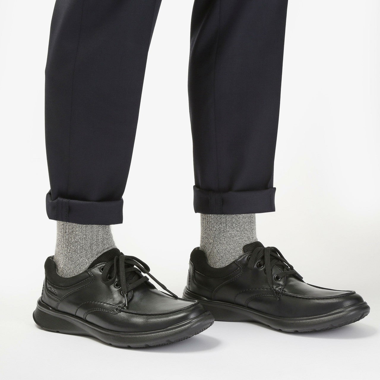 Cotrell Edge Black Smooth Leather | Clarks online