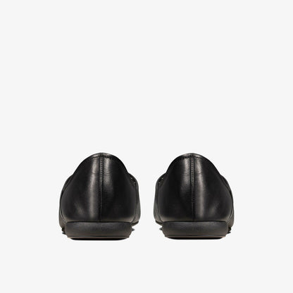 Harston Elite Slipper Black Leather | Clarks outlet