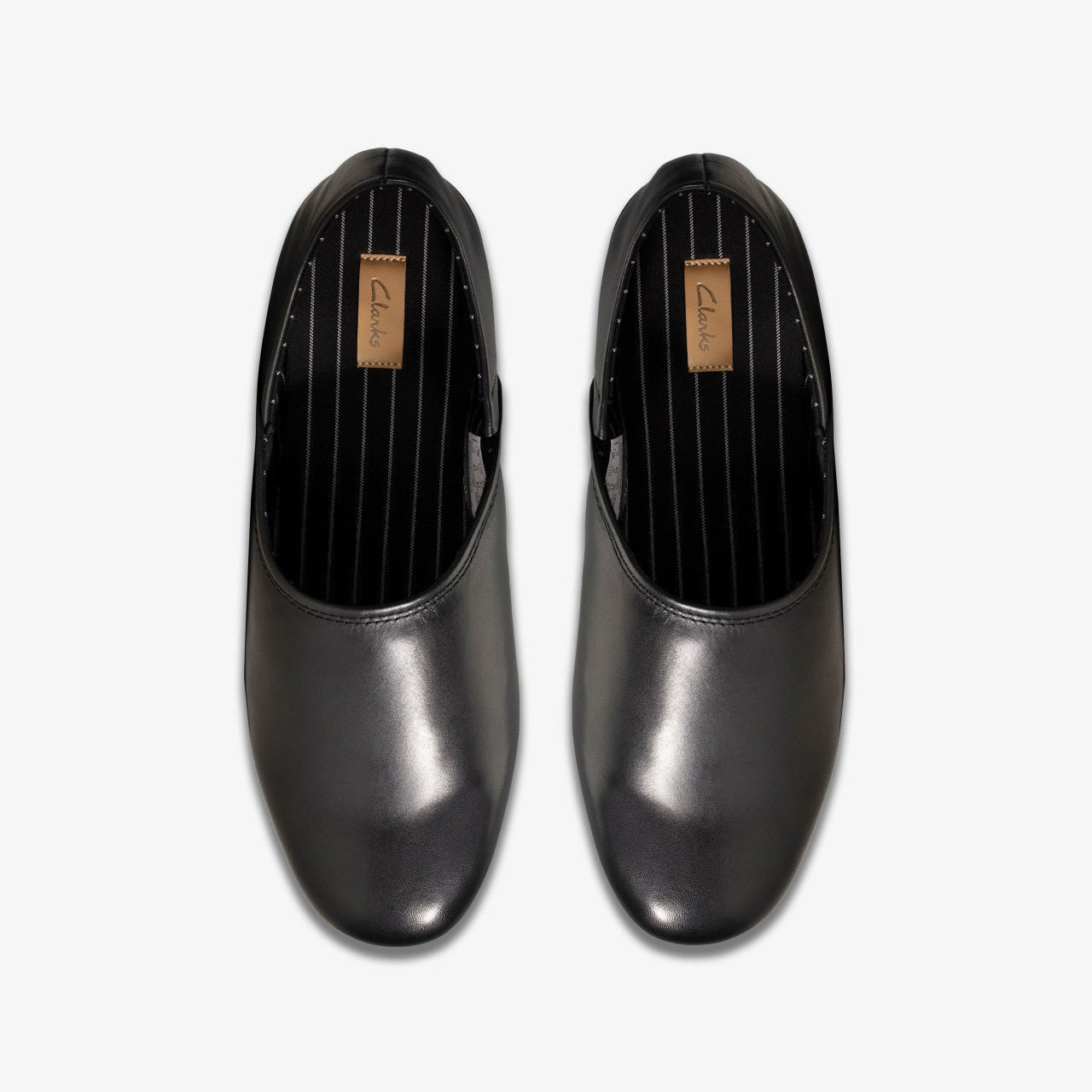 Harston Elite Slipper Black Leather | Clarks outlet