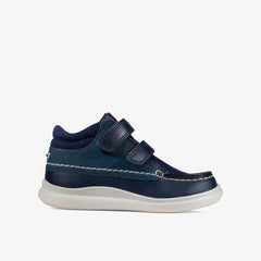 Navy Leather