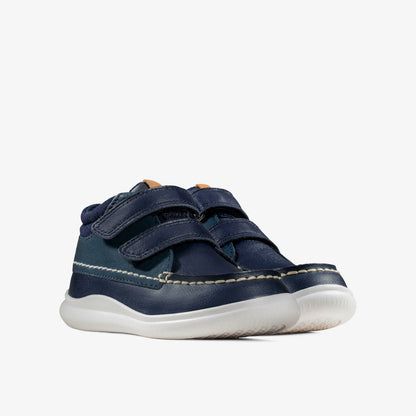 Crest Tuktu Toddler Navy Leather | Clarks on Sale