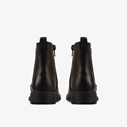 Astrol Orin Kid Black Leather | Clarks Sale