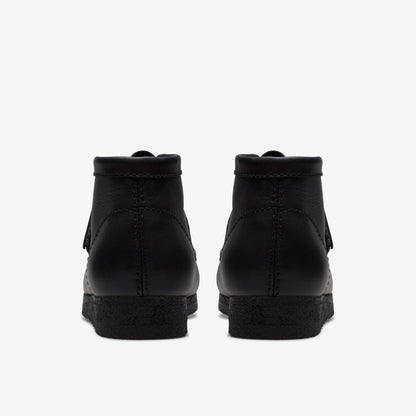 Wallabee Boot Black Leather | Clarks discount