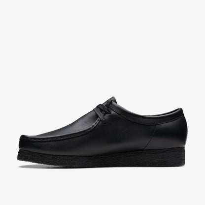 Wallabee Black Leather | Clarks Sale