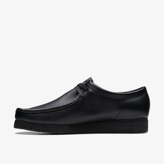 Wallabee Black Leather | Clarks Sale