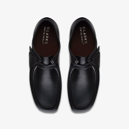 Wallabee Black Leather | Clarks Sale