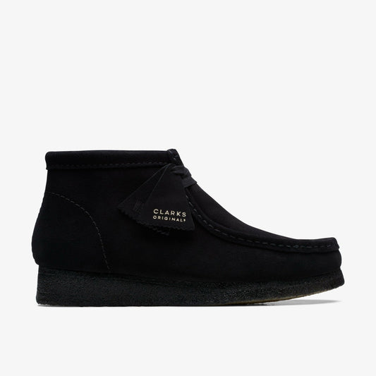 Wallabee Boot Black Suede | Clarks for sale