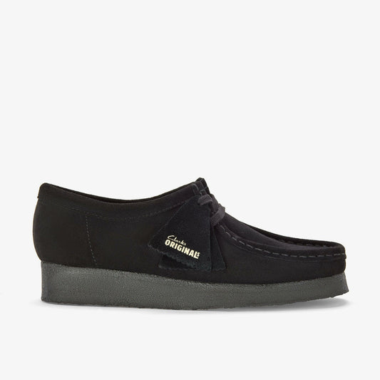 Wallabee Black Suede | Clarks discount