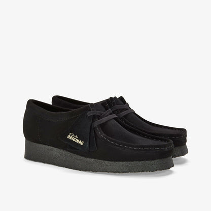 Wallabee Black Suede | Clarks discount