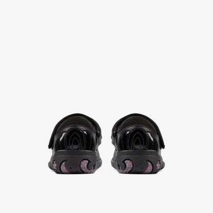 Sea Shimmer Toddler Black Leather | Clarks on Sale