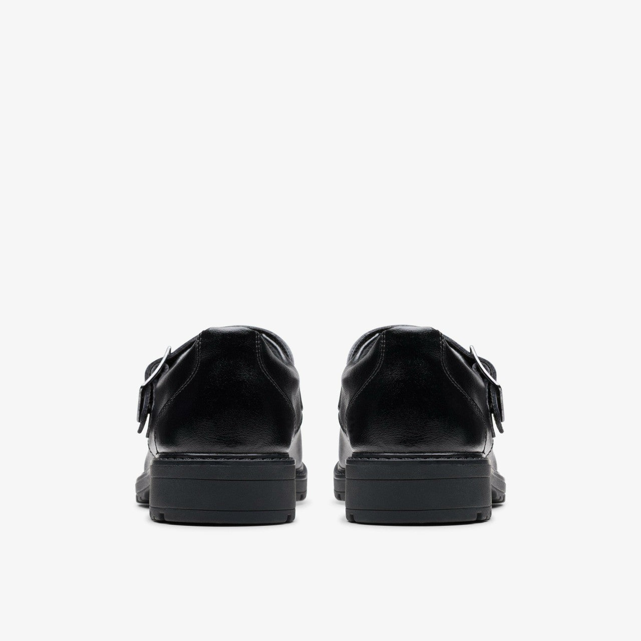 Loxham Walk Youth Black Leather | Clarks on Sale