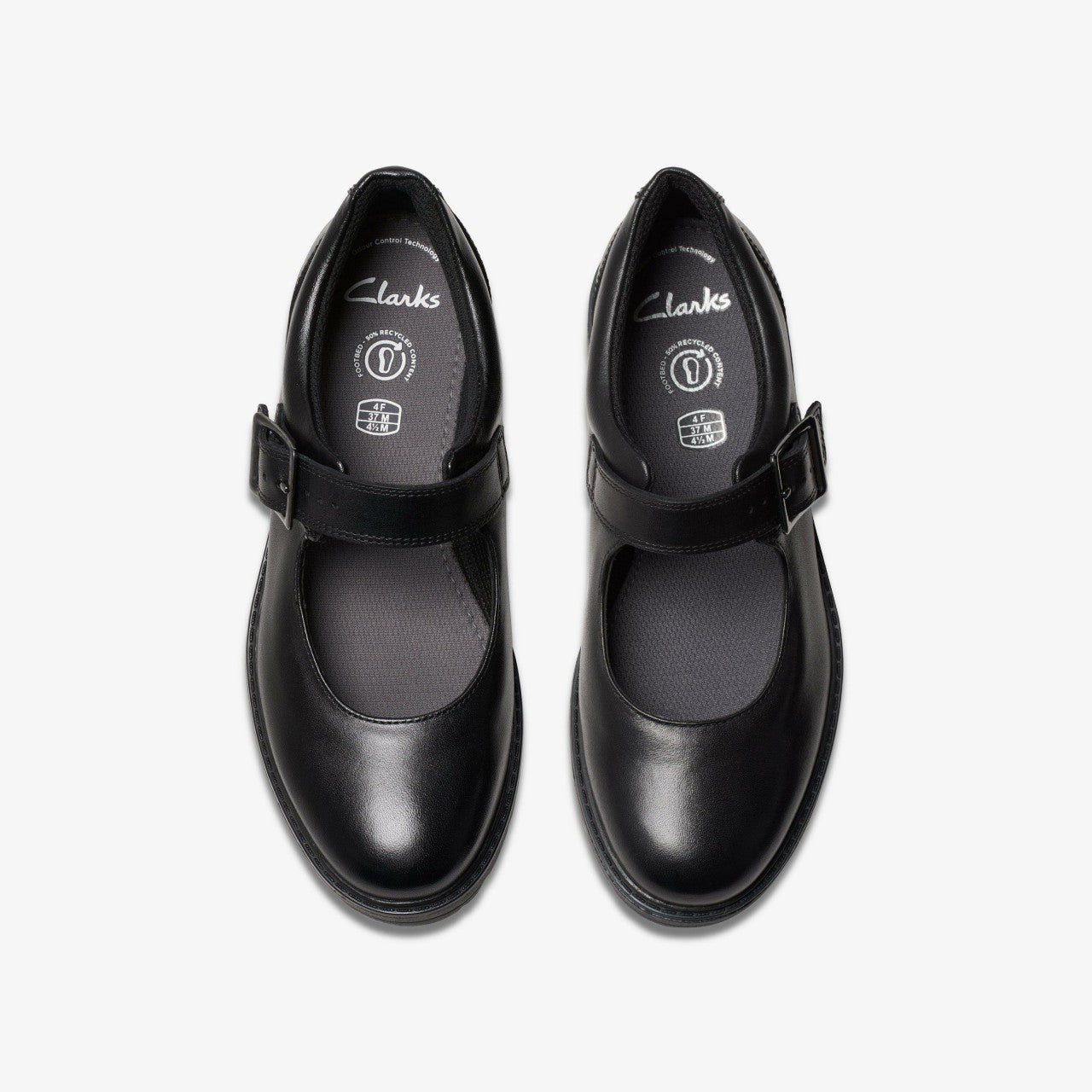 Loxham Walk Youth Black Leather | Clarks on Sale
