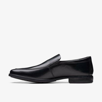 Howard Edge Loafer Black Leather | Clarks for sale