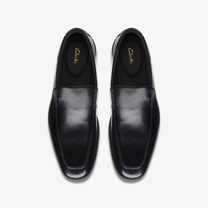 Howard Edge Loafer Black Leather | Clarks for sale