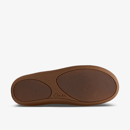 Home Mocc Slipper Navy Suede | Clarks online