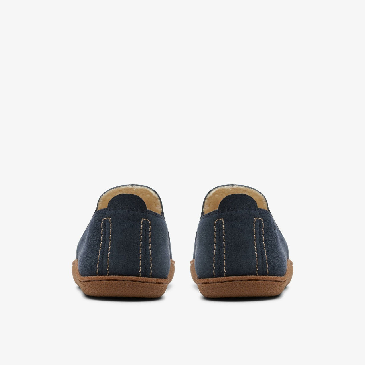 Home Mocc Slipper Navy Suede | Clarks online
