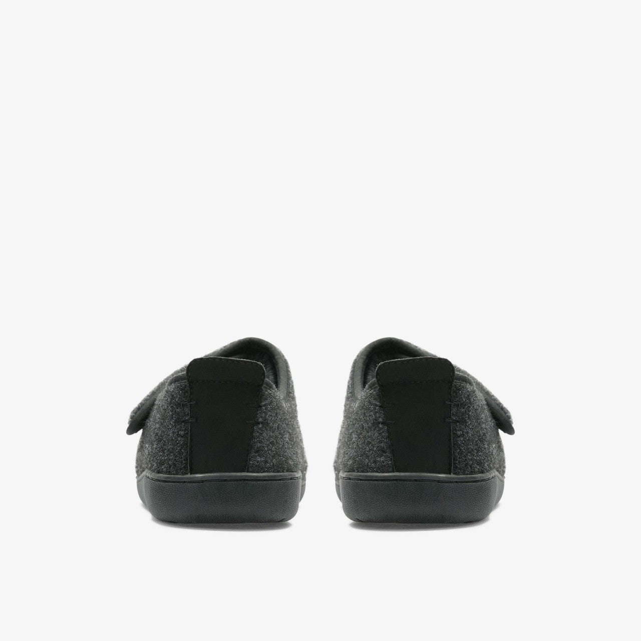 King Riptape Slipper Dark Grey Felt | Clarks for sale