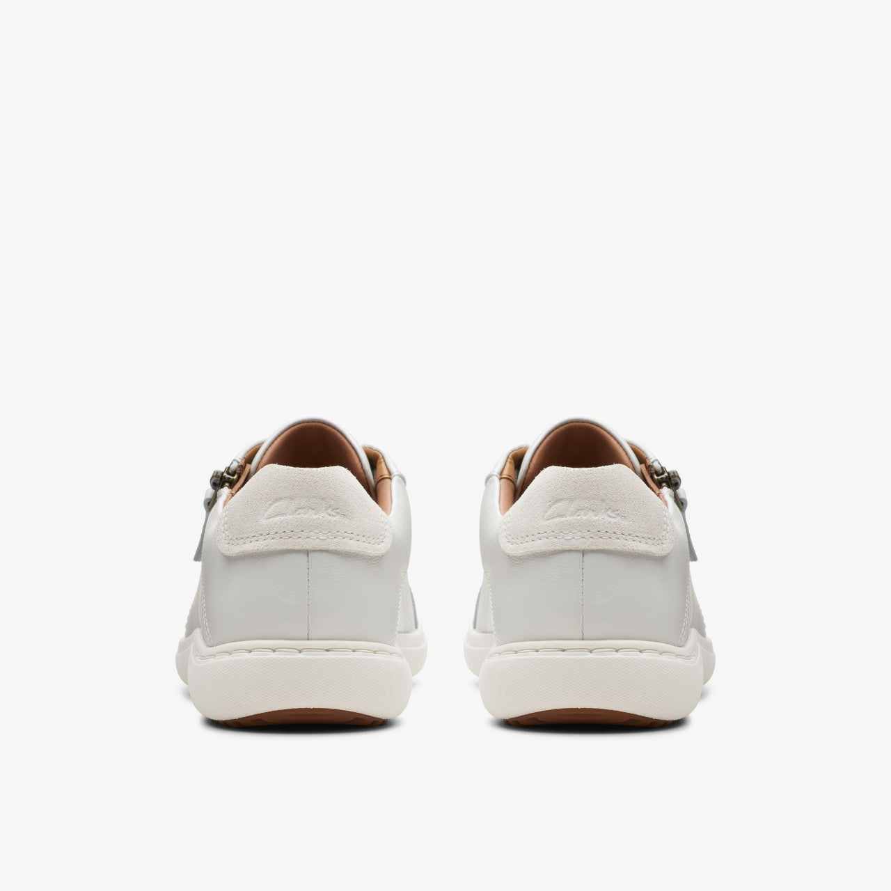 Nalle Lace White Leather | Clarks for sale