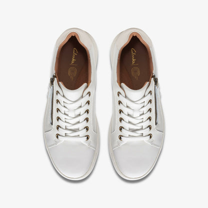 Nalle Lace White Leather | Clarks for sale