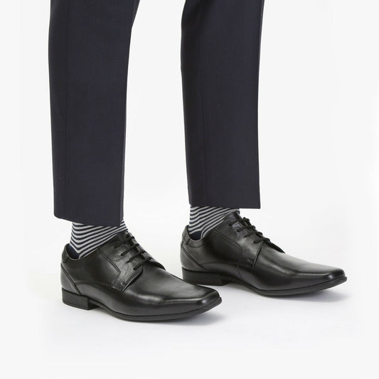 Sidton Lace Black Leather | Clarks discount