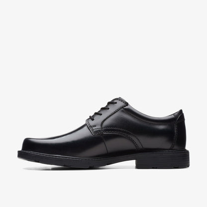 Kerton Lace Black Leather | Clarks for sale