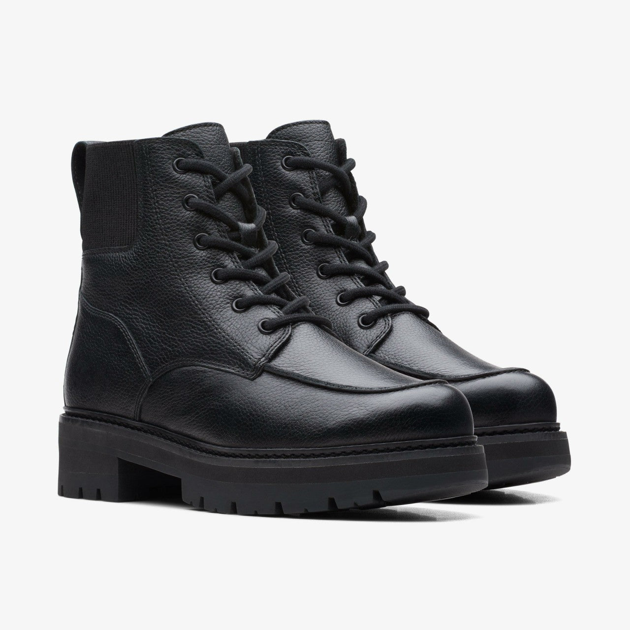 Orianna Mid Black Warmlined Leather | Clarks for sale