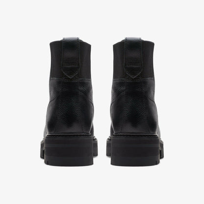 Orianna Mid Black Warmlined Leather | Clarks for sale