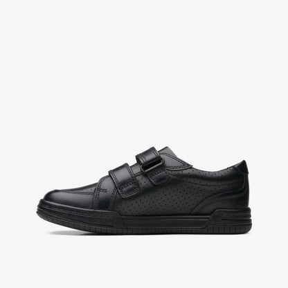 Fawn Strap Kid Black Leather | Clarks for sale