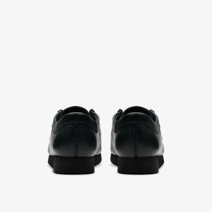 Wallabee Older Black Leather | Clarks for sale