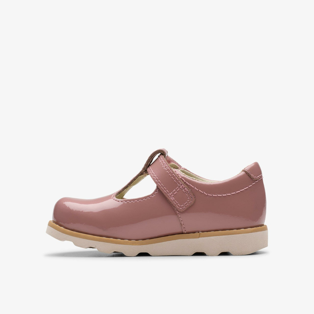 Crown Teen Toddler Dusty Pink Patent | Clarks online