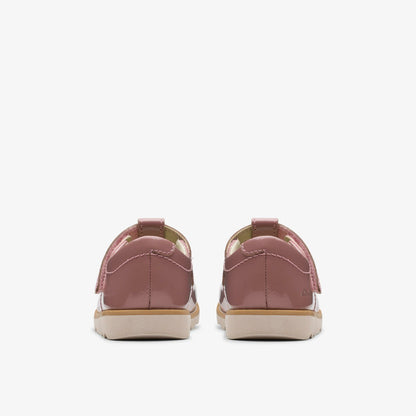Crown Teen Toddler Dusty Pink Patent | Clarks online