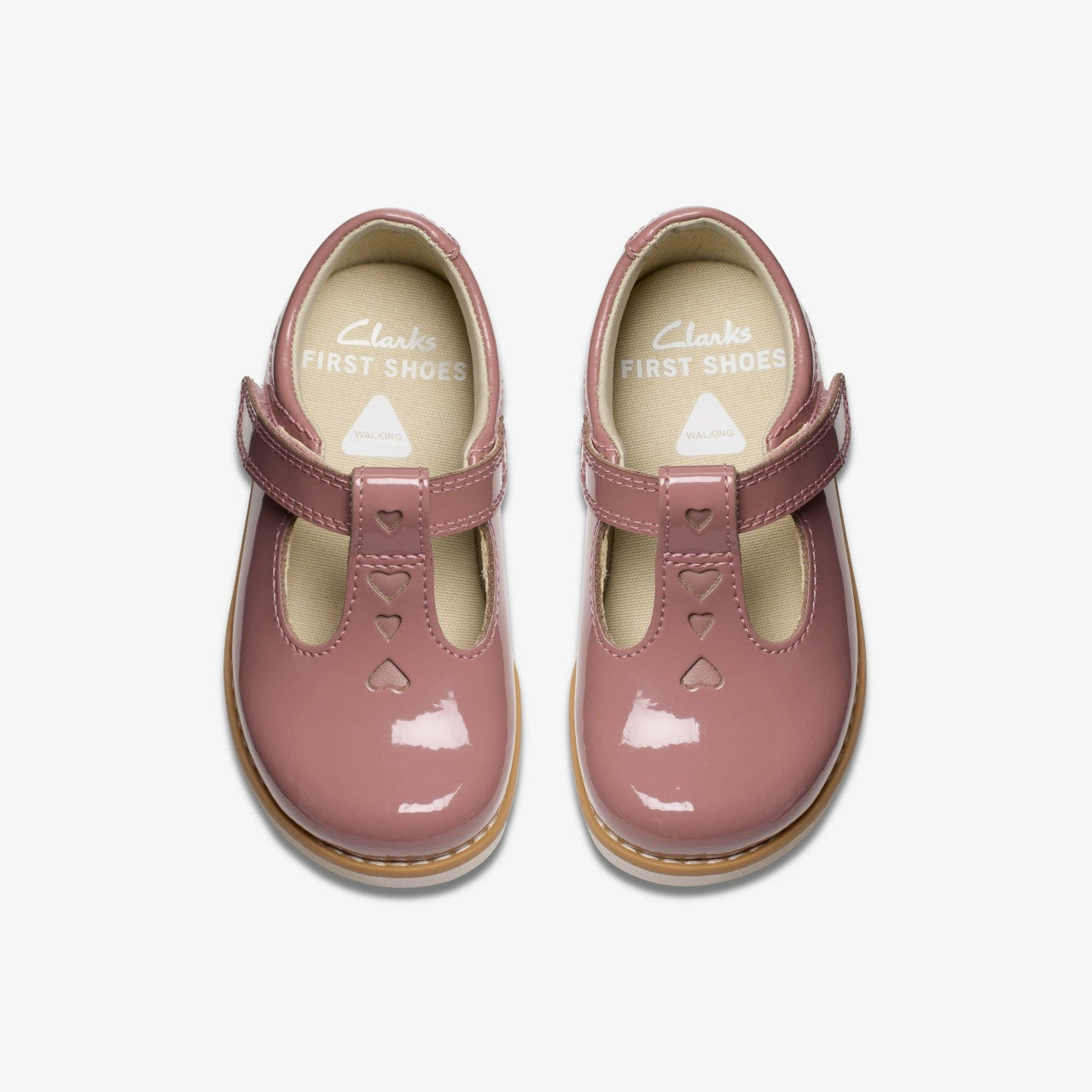 Crown Teen Toddler Dusty Pink Patent | Clarks online