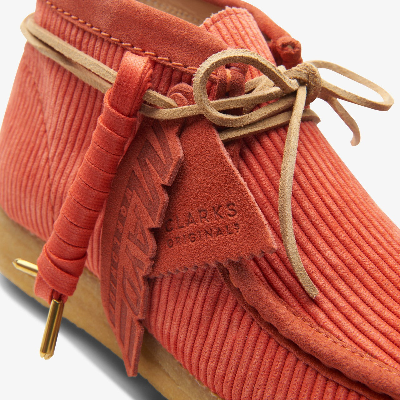 Wallabee Boot Coral Cord | Clarks for sale