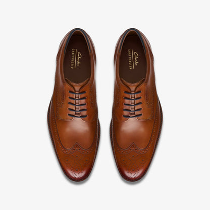 Craft Arlo Limit Brogue Tan Leather | Clarks outlet