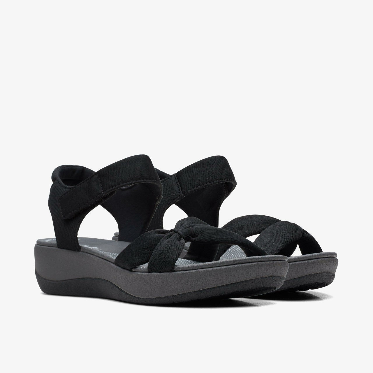 Arla Shore Black Textile | Clarks on Sale