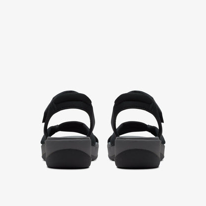Arla Shore Black Textile | Clarks on Sale