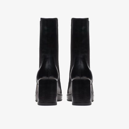 Pique Up Black Leather | Clarks outlet