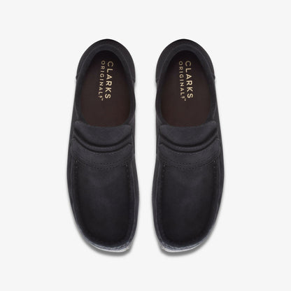 Wallabee Loafer Black Suede | Clarks discount