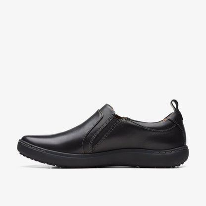 Nalle Lilac Black Leather | Clarks on Sale