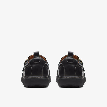 Nalle Lilac Black Leather | Clarks on Sale