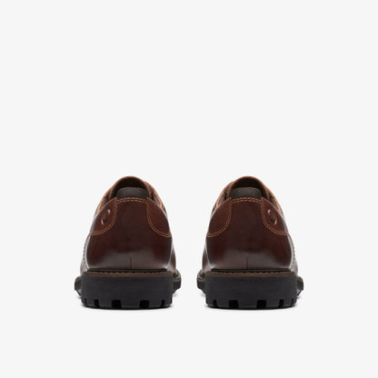 Batcombe Tie Dark Tan Leather | Clarks for sale