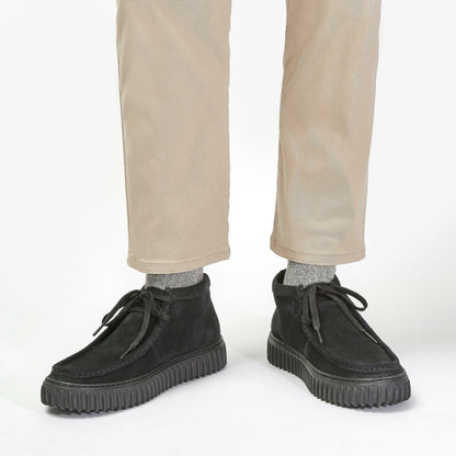 Torhill Hi Black Suede | Clarks online
