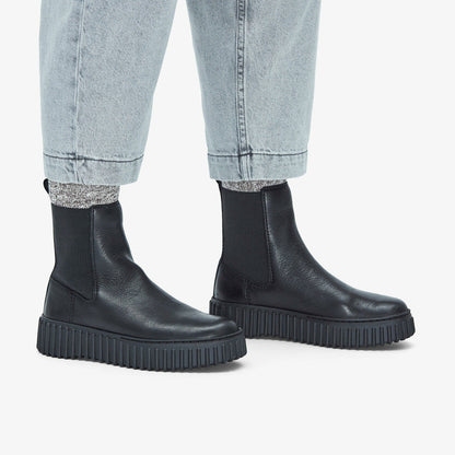 Torhill Maple Ankle Boot Black Leather | Clarks outlet