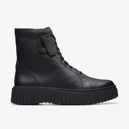Torhill Rise Ankle Boot Black Leather | Clarks outlet