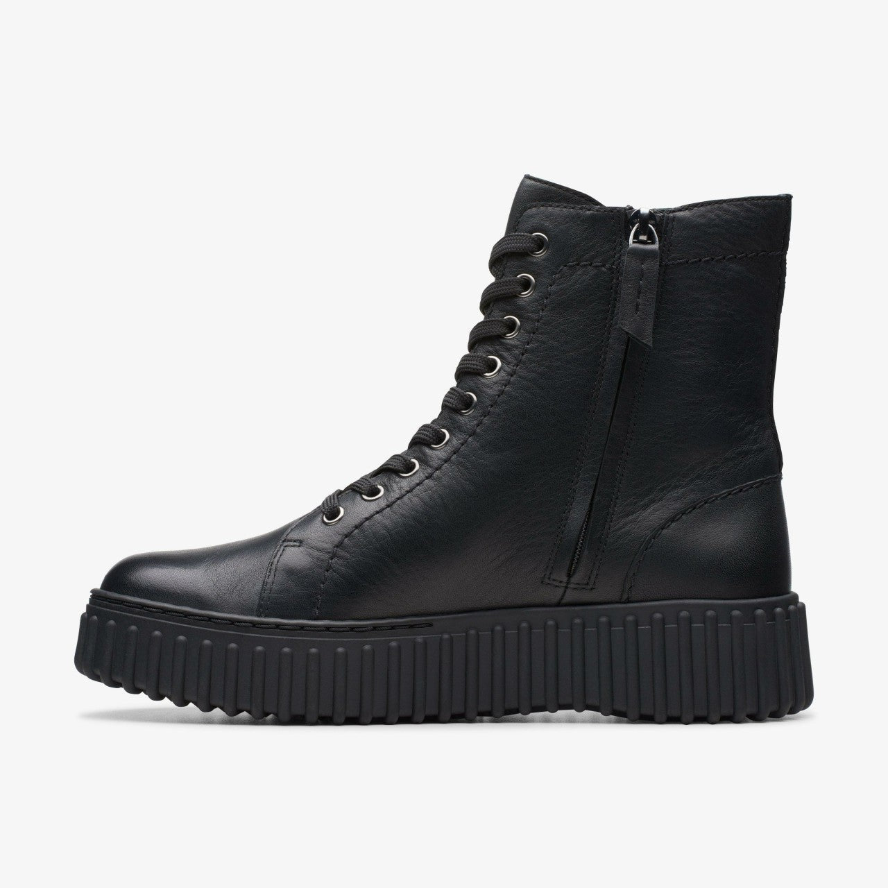 Torhill Rise Ankle Boot Black Leather | Clarks outlet