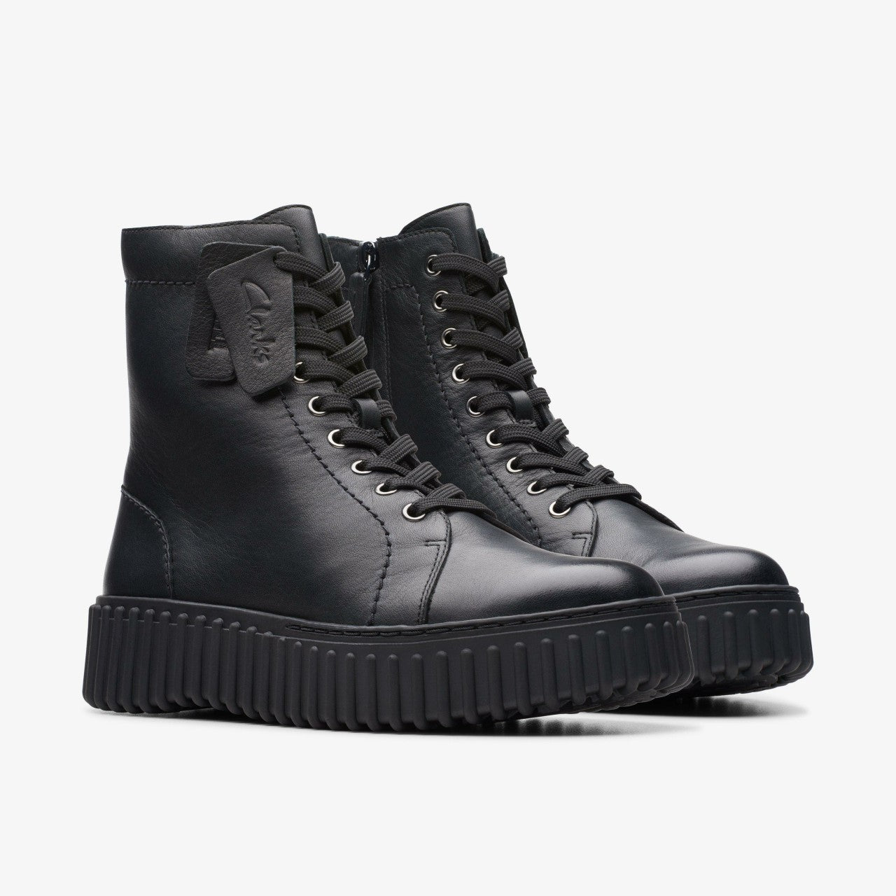 Torhill Rise Ankle Boot Black Leather | Clarks outlet