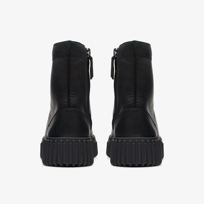 Torhill Rise Ankle Boot Black Leather | Clarks outlet